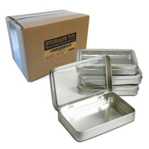 Survival Kit Container #3 5 Blank Metal Tins Craft Boxes 